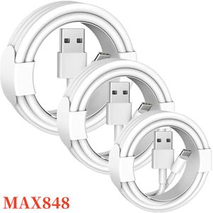 Câbles haute vitesse L vers USB Câble de type C à C Câbles de chargement de données 1M 3FT Téléphone portable 5W Cordons pour iPhone 11 12 13 14 XS X Pro Max 8 7 6s Plus téléphones samsung xiaomi huawei 848DD