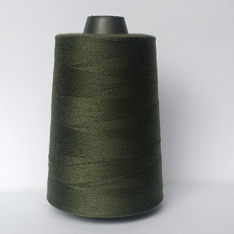 High speed polyester flat turning garment sewing thread without joints