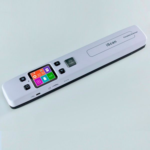 Escáner portátil de alta velocidad, tamaño A4, escáner de documentos, 1050DPI, JPG/PDF, compatible con tarjeta TF de 32G, Mini bolígrafo de escáner con imagen previa