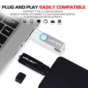 Drive flash USB 3.0 à haute vitesse 64 Go Otg Pen Drive pour téléphone mobile Key Clé Mémoire Chian Stick Black Red Pendrive 32 Go