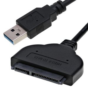 Cables USB 3.0 a SATA de alta velocidad para un disco duro SSD externo SSD de 2.5 pulgadas SATA 3 22 PIN adaptador