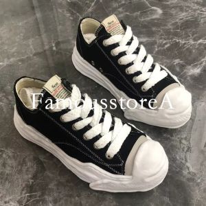 High Street MMY Chaussures Designer Trainer Chaussures en toile à fond épais Mihara Hommes Baskets à lacets Yasuhiro Chaussures décontractées pour hommes Bottes pour femmes avec boîte