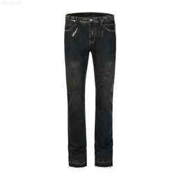 High Street Ro Style boue teint spirale coupe polaire tour Stretch Jeansj77j