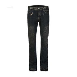High Street Ro Style Mud Dyed Spiral Fit Tour polaire Stretch Jeansvq9e