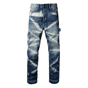 Jean Cargo Vintage pour hommes, pantalon en Denim multi-poches, droit, ample, Streetwear, bûcheron, automne hiver