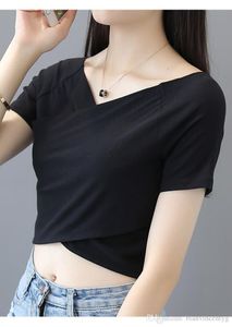 High Street Vrouwen Wit Zwart Crop Tops Gestreepte Blouse Kant Diepe V-hals Lange Lantaarn Mouwen Elegante Dame Taille off shoulder Tops 005