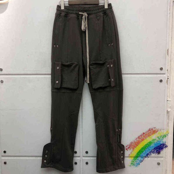 Pantalon cargo à fermeture éclair pour hommes et femmes, jogging de meilleure qualité, multi-poches, pantalon légèrement ample, T220721