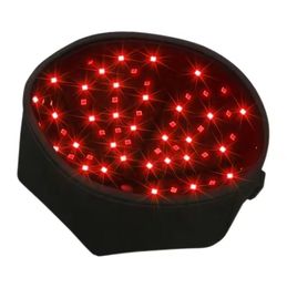 Capuchon de croissance de cheveux à LED laser de haute technologie avec thérapie par la lumière rouge 660 nm et 850 nm réglable