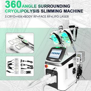 Haute technologie 360 cryolipolyse gel minceur machine ultrasonique 40K cavitation lipo laser congélation perte de poids corporel équipement de salon de beauté