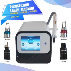 Machine de détatouage au laser picoseconde de haute technologie Q Switched Nd Yag Laser Soins de la peau Traitement de poupée noire pour une utilisation en salon de spa