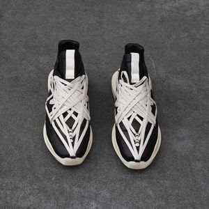 Haute qualité 2023ss Crazy Lace Ins bottes légères plate-forme semelle épaisse tactique Sneaker Booties