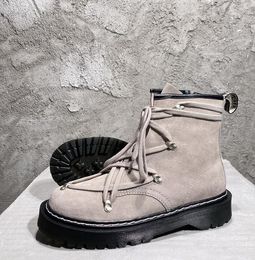 Haute qualité 2023ss Crazy Tie Rock Boots Platform Trainer Sneaker TPU Sole Boots
