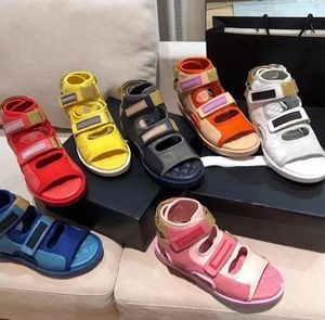 Hoge sandalen Dames Zomermode Sportkleding Strandschoenen met dikke zolen Klittenband Zwangere vrouwen Antislip Zachte onderkant Licht