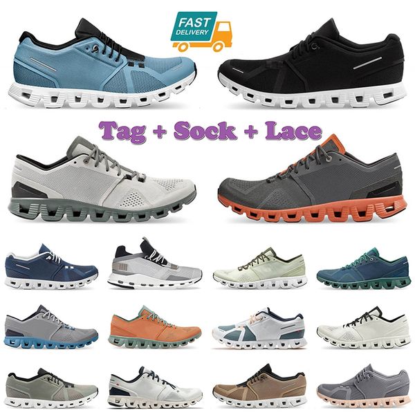 Zapatillas altas en la nube para mujer Zapatos de diseñador de lujo en la nube Nubes Todo Negro Blanco Rosa Gris Azul Rojo Púrpura Mujer de lujo Zapatos para hombre Zapatillas de deporte