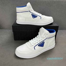 High-Top Triangle Sneakers Shoes Men District Outdoor Trainers Man Downtown Skateboard Walking Tech Fabrics Outdoor Trainer EU38-46