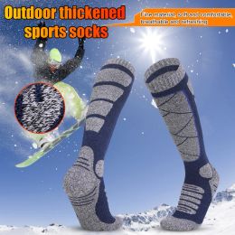 High-buis sokken ademende lange ski-sokken hoog elastisch zacht comfortabel voor skiën wandelen snowboardende bergbeklimmen