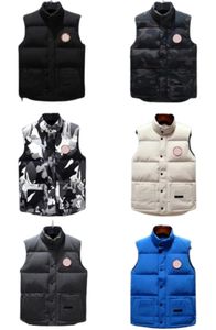 Hoge versie Big Goose Vest Designer Vest Pocket Jacket Parka Lange mouw Zipper Badge Heren Down Casual Coat Top Multi-Colour-maat is S-XXXL