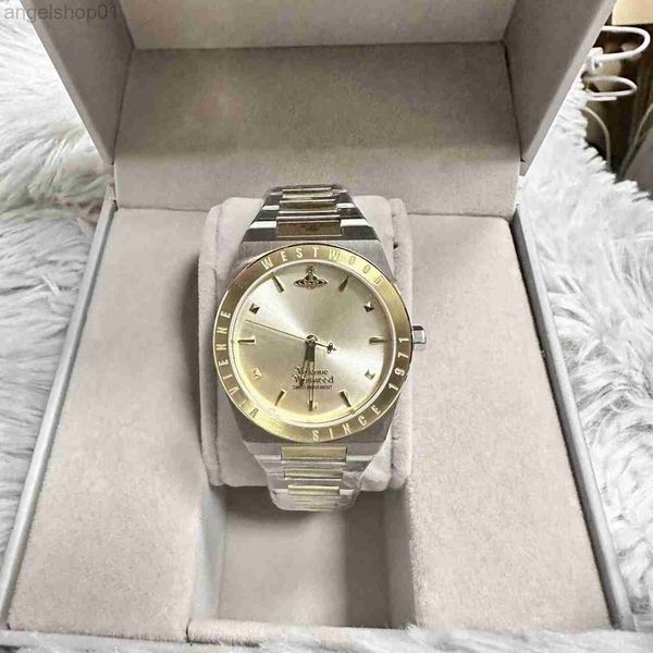 Empétique de haute version Dowager Vivienne Champagne Gold Watch à la mode luxueuse à la mode luxueuse de mouvement original