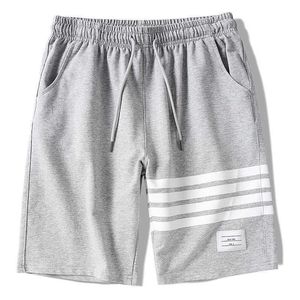 Version haute de l'été petit short Terry TB tricoté pantalons décontractés Capris amples de sport pour hommes et femmes