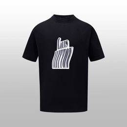 Hoge versie Zomer Heren en Dames hetzelfde Designer T-shirt Katoen Los reflecterend Casual T-shirt Alfabet Print shirt met korte mouwen Hip Hop street wear T-shirt #23