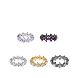 Hoge versie Viviane Westwood Empress Dowager volledige diamant Warwick horizontaal één stuk multi saturn paar ring