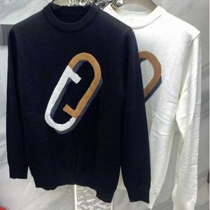 Hoge versie wollen trui Heren gebreide kleding Klassiek Ff geborduurd sweatshirt Fd Designer Sweaters Heren Dames Casual Pullover Knit Shirt