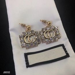 Boucles d'oreilles Vintage pour femmes, ensemble de luxe G, collier, Bracelet, personnalité, bijoux à la mode