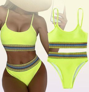 Taille haute Bikinis maillots de bain femmes Push Up maillots de bain imprimé maillot de bain Biquini brésilien Bikini 2021 été nouveau maillots de bain6174889