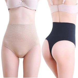 Taille haute bout à bout femmes Sexy string Shaper ventre contrôle culotte façonnage sous-vêtements taille formateur tirant slips Shapewear