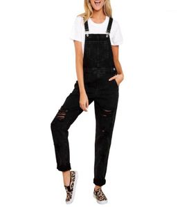 Jeans hauts jeans jeans plus taille dames denim pour les femmes 2019 poches de trou skinny bouton décontracté salopettes féminino16792792
