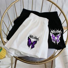 Hoge taille shorts anime dames s zwarte taille mode shorts vrouwelijke zomer vrouw kleding 220629