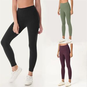 Taille haute couleur unie femmes pantalons de survêtement pantalons de yoga vêtements de sport leggings élastique fitness dame globale collants complets entraînement2928