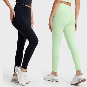 Pantalones deportivos de cintura alta, ropa de yoga cálida, pantalones ajustados para correr, pantalones de yoga para mujer, polainas de mujer, joggers de terciopelo para otoño e invierno para mujer LU-MELUCK