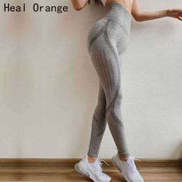 Hoge taille Vitale Naadloze Leggings Gym Leggings Sport Fitness Leginsy Sportowe Yoga Broek Scrunch Butt Leggings Running Panty's 210929