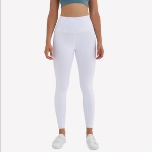 Hoge taille yoga-legging effen kleur volledige lengte gymkleding dames hardloopfitness training sportbroek mode activewear legging