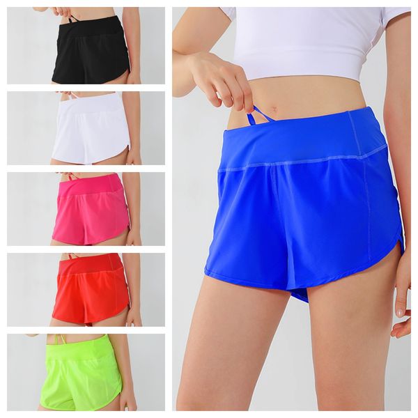 Shorts de motociclista de cintura alta para mujeres - Súper Súper Stren Soft Workout Yoga Running Spandex Shorts