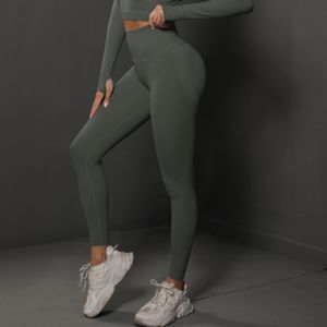 Pantalon de yoga taille haute pour entraînement de levage des hanches, pantalon de sport, de course à pied, de fitness pour femmes-168