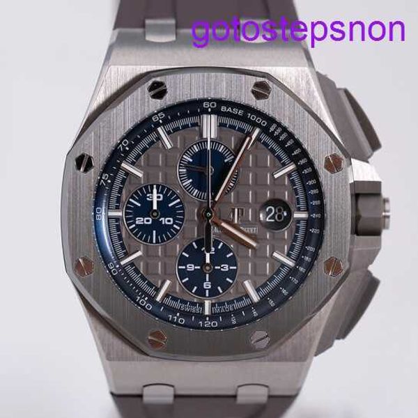 Highend AP Wrist montre Epic Royal Oak Offshore 26400io Mens Watch Timing Code Machinerie automatique Swiss célèbre Watch Sports Clock Clock Luxury Business Diamètre