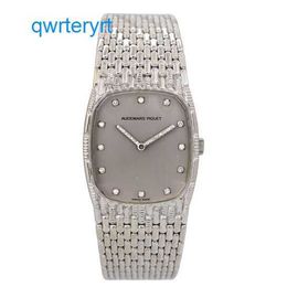 Highend AP Wristwatch 18K Platinum Scale avec Diamond Manual Mécanique Fashion Femme Femmes Luxury Watch Swiss Watch Highend