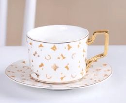 Juego de tazas de café y platillos de estilo europeo, Taza de Café de Cerámica de estilo marroquí transfronterizo de alta gama, taza de té para el hogar