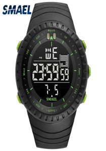 Highend Fashion Smael1237 Couple de sports en silicone multifonctionnel Watch Electronic Luminous Display étudiant Watch2958742