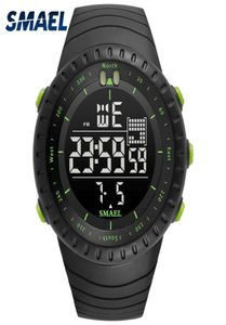 Highend Fashion Smael1237 Couple de sports en silicone multifonctionnel Watch Electronic Luminous Display étudiant Watch4306438