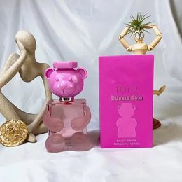 Designer Teddy Bear Parfum 100ML Bubble Gum Eau De Parfum 3.4fl.oz Odeur Longue Durée EDP Fruité Boisé Notes Florales Femmes Parfum Toy Boy Cologne Spray Fast Ship