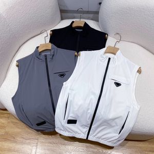 Highend heren casual vest comfortabel ademend materiaal Aziatische maat luxe designer vest