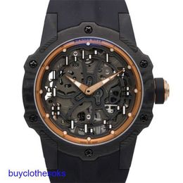 Highend RM Wrist Watch RM33-02 avec boîtier en carbone 41 mm et cadran noir.Excellent