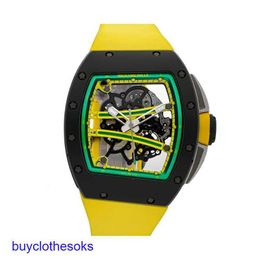 Highend RM Wall Watch RM61-01 Yohan Blake Manuell Keramik Herren Armbanduhr Ca-Tzp