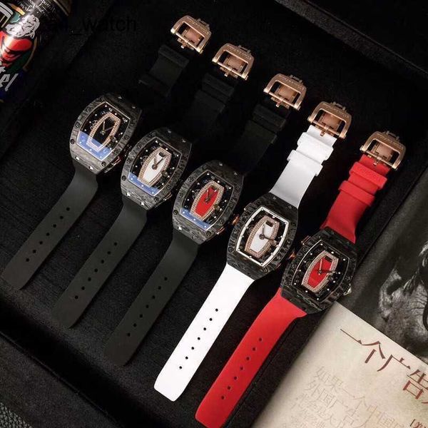 Montre-bracelet haut de gamme montre-bracelet de loisirs RM montre RM037 Rgca Ntpt fibre de carbone couche mince Composite