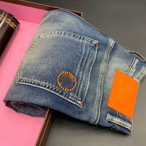 Hogere versie Mens Jeans Casual broek Designer broek Letter Borduurwerk Fashion jeans knop Toegang Toegang Men Shorts