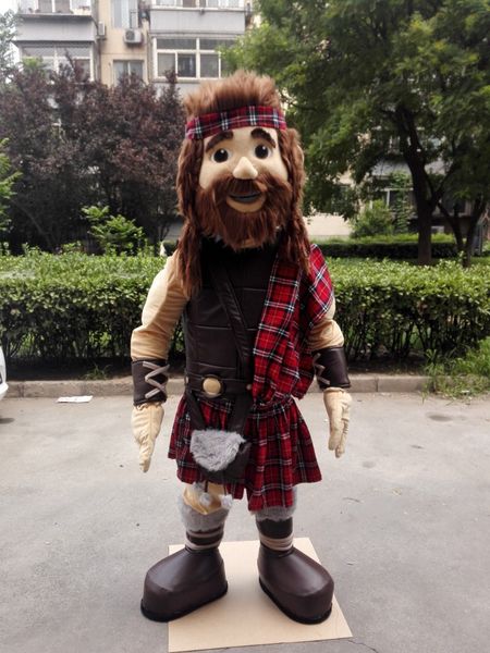 Highlander mascotte guerrier mascotte costume personnalisé fantaisie costume anime kit mascotte thème déguisement carnaval costume41272