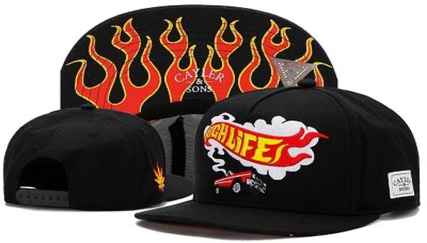 Highlife Fire Hat Snapback Snapbacks ajustables para hombres y mujeres Gat de fútbol Capas de moda Hip Hop Fashion 9582435